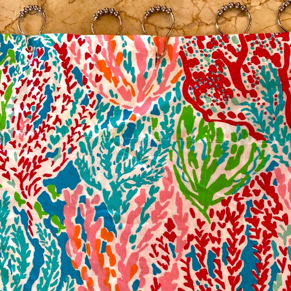 Lilly Pulitzer shower curtain
